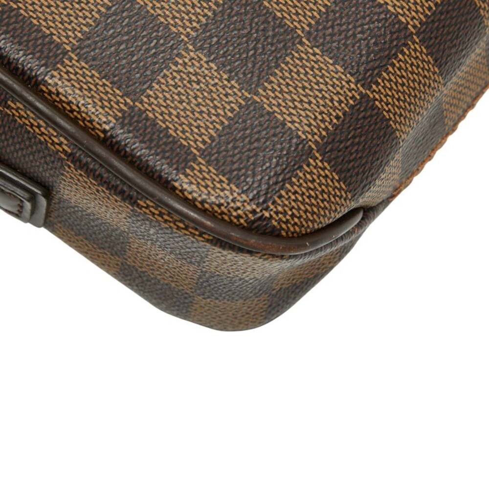 LOUIS VUITTON Authentic Brown Damier Leather Pochette Clutch Bag - Picture 7 of 11